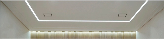 Диффузор под покраску скрытого монтажа SECRET SOFT FRAME D100мм